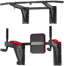 Onetwofit Wall Mounted Pull Up Bar