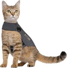 Thundershirt Anxiety Calming Aid For Cats Heather Grey Small