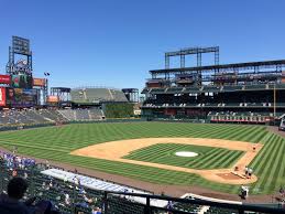 Coors Field Club Level Infield Baseball Seating