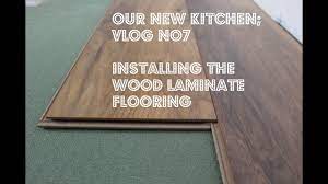 Roll or fold out the underlay to. Installing Wood Laminate Flooring New Kitchen Video No7 Youtube