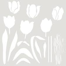 Stencil Mya Multilayer 006 Tulips