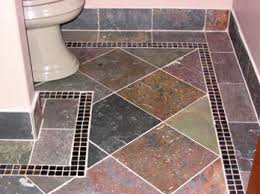 how to lay slate floor in bathroom diy