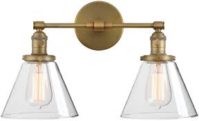 Phansthy Double Sconce Antique Industrial Wall Sconce Light With Dual 7 3 Inch Cone Canopy Antique Amazon Com