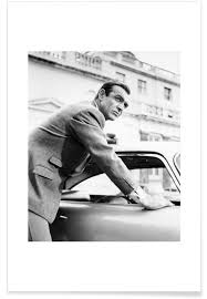 The scottish actor was best known for his portrayal of james bond, being the first to bring the role to the big screen and appearing in seven of the spy thrillers. Sean Connery As James Bond In Goldfinger 1964 Poster Juniqe