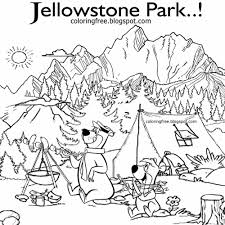 You can use our amazing online tool to color and edit the following tent coloring pages. Free Coloring Pages Printable Pictures To Color Kids Drawing Ideas Yogi Bear Coloring Pages Us Campground Kids Cartoon Characters