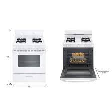 Gas Range Oven In White Rgbs200dmww
