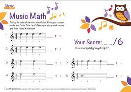 Check out our variety of music themed worksheets for kids that will help them learn about musical instruments and practice some important skills like matching, counting, spelling and more! Music Math Worksheets Free Music Activities For Children Gentle Guitar