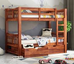becky bunk bed with storage honey