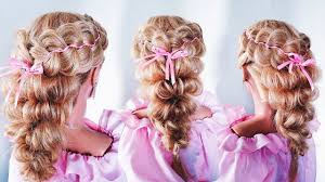 Девочкам с треугольной формой лица подойдут пышные короткие волосы и кудри. Detskie Pricheski Na Vypusknoj Pro Pricheski