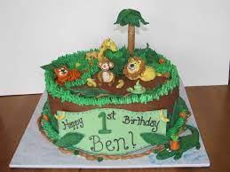 Safari 1st Birthday Cakecentral Com gambar png