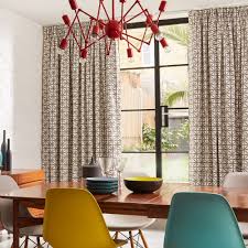dining room curtain ideas to add colour