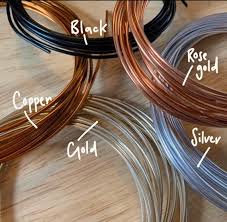Buy Handmade Rose Gold Pictured Wire