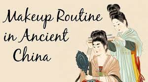 chinese makeup routines through the