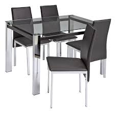 Fitz Clear Glass Dining Table