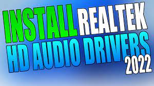 install realtek hd audio drivers
