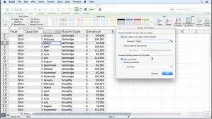 Creating A Pivottable