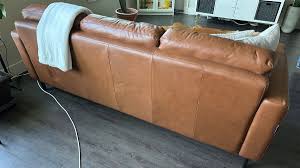 100 top grain italian leather sofa ebay
