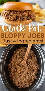 crock pot sloppy joes recipe and video