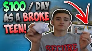 how to make 100 per day as a broke kid