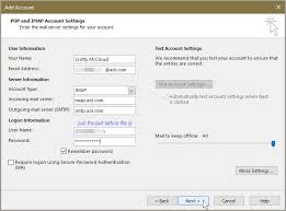 aol mail account to outlook 2016 using imap