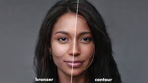 how to contour your face on videos like