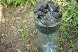 activated charcoal water filter diy
