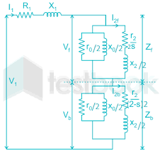 single phase motor equivalent circuit