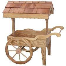 Amish Made Wooden Garden Cart 165
