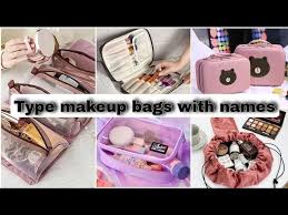 types of makeup bags with names makeup