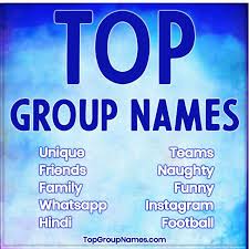 what is the best name for friends group