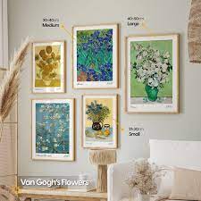 Van Gogh Print Gallery Wall Set Framed