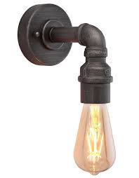 Pipe 1 Lamp Steampunk Style Wall Light