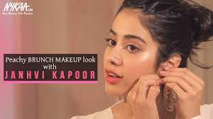 janhvi kapoor brunch makeup look