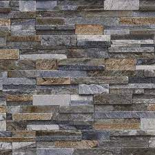 Slate Stone Brick Effect Wallpaper 3d
