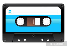 Wall Mural Audio Cassette Icon Pixers