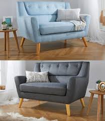 2 Seater Sofa Lambeth Fabric Grey Or