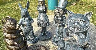 Alice In Wonderland Garden Statues