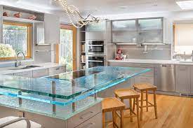 Glass Countertops For Kitchens Bars Or