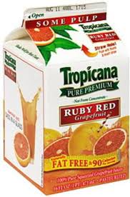 tropicana ruby red gfruit juice