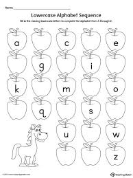 lowercase alphabet sequence printable