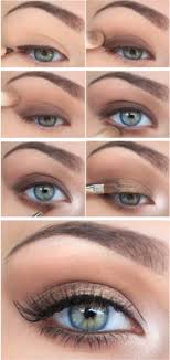 step makeup tutorials for green eyes