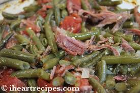 southern green beans with smoked turkey
