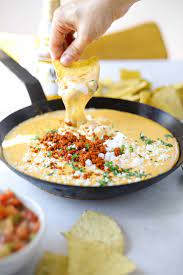 choriqueso creamy queso dip with