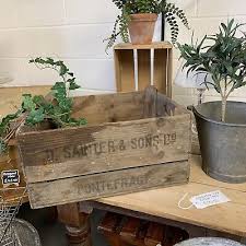 Vintage Original Wooden Crate Rustic