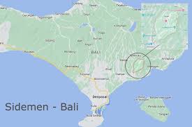bali map destination map por
