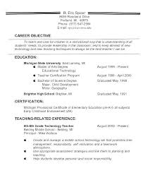 Examples Of Career Objectives For Resumes Penza Poisk