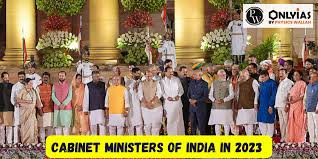 cabinet ministers of india in 2023