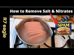 remove salt and nitrates from spam