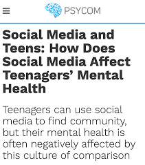 The Negative Effects Of Social Media For Teens Smartsocial
