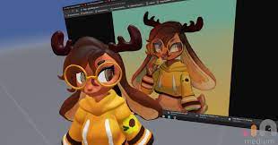 Free OBJ file Deer Girl (character by: @ilovefuud)・Object to download and  to 3D print・Cults
